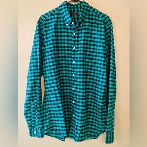 JCrew Checked Oxford.